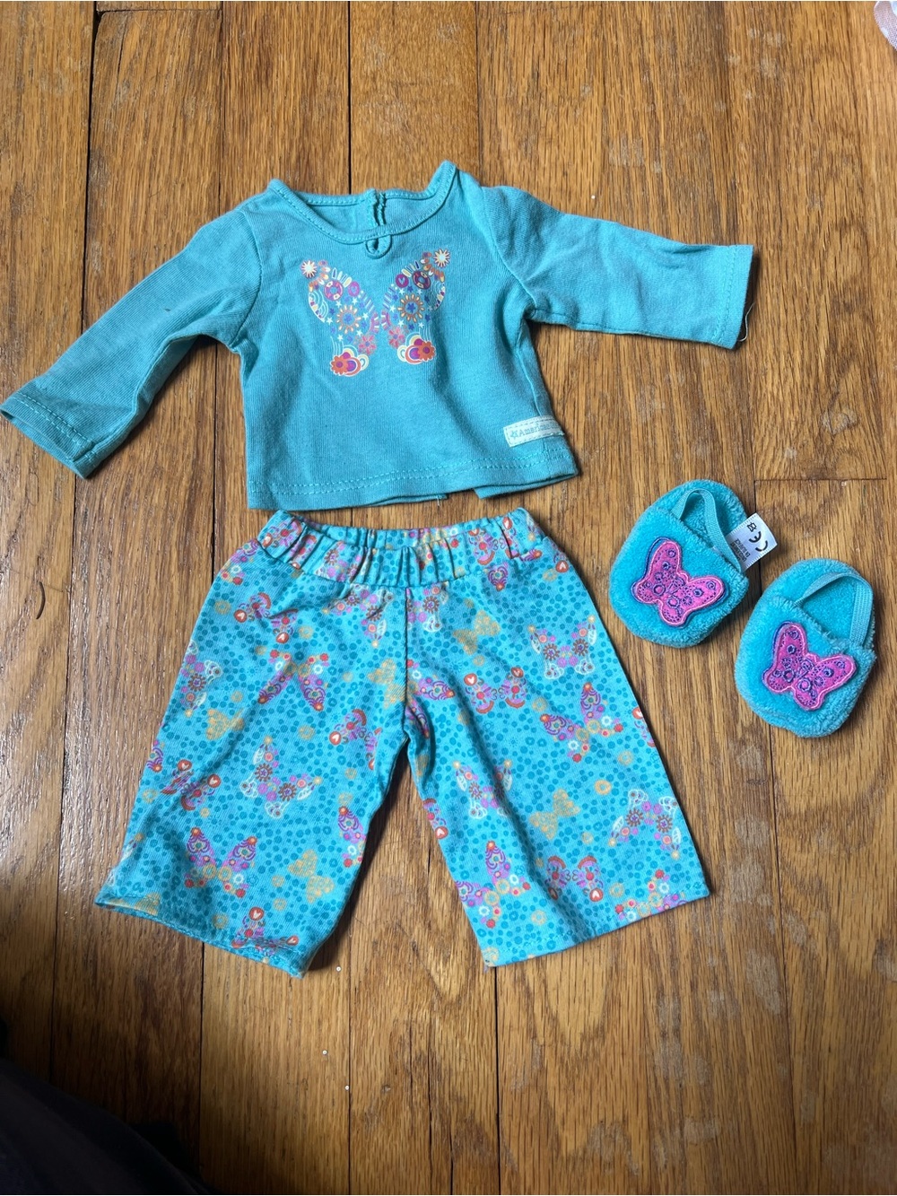 RETIRED American Girl Doll Butterfly Pajama Set